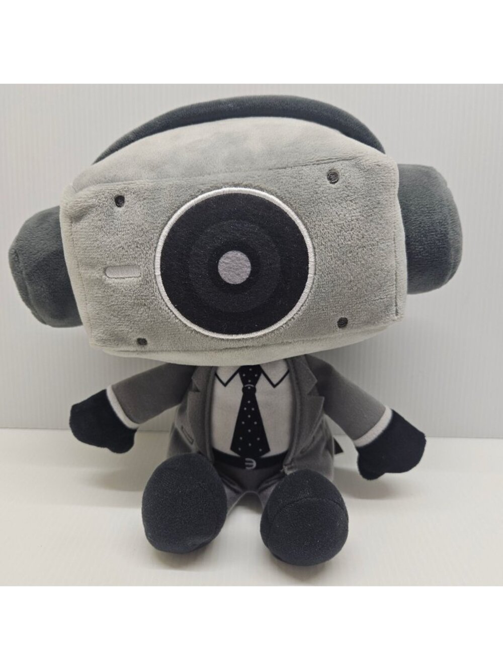 Skibidi Toilet Gray Suit Speakerman Official Stuffed Plush Toy 10 Inches